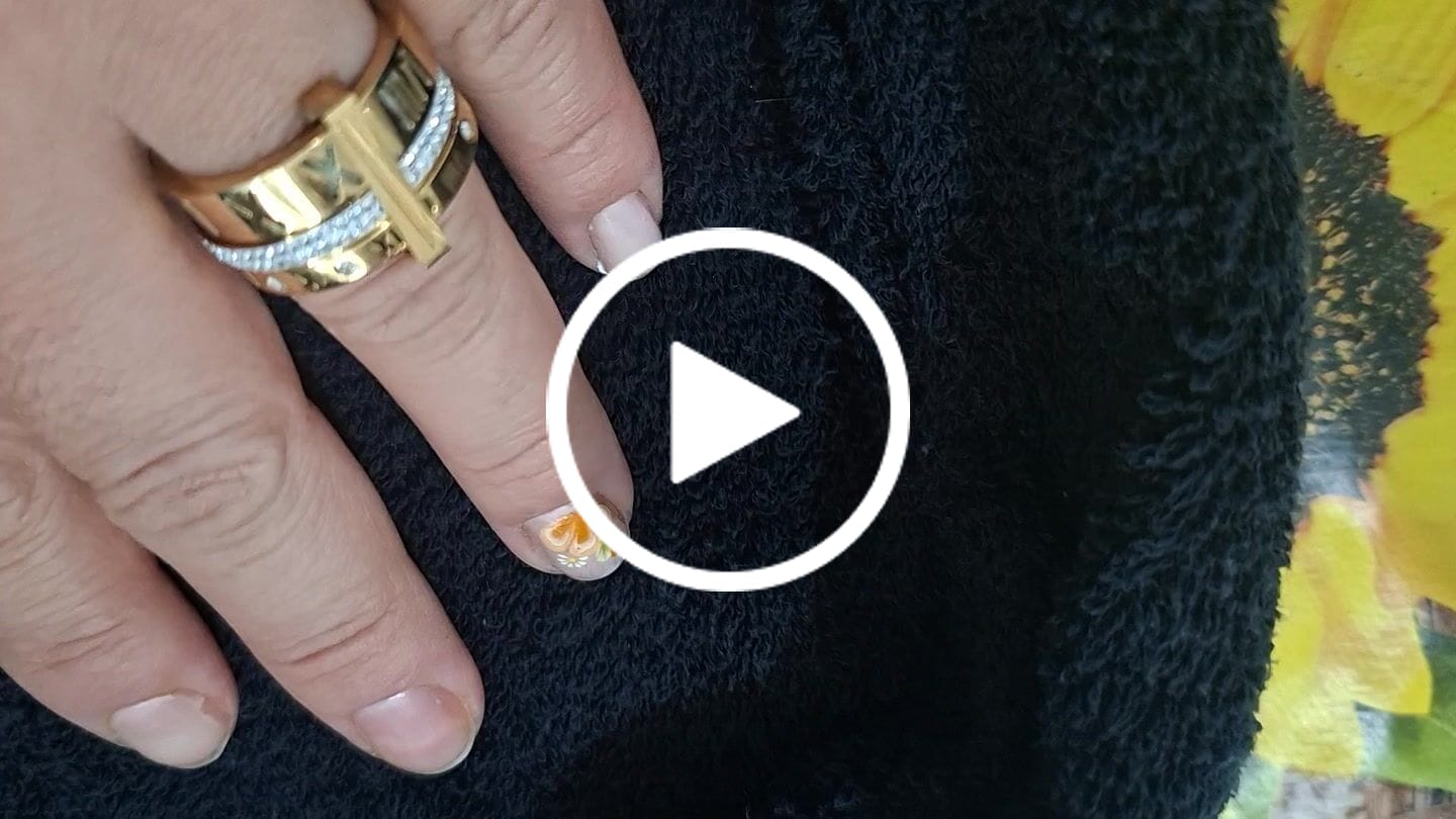 Customer video review of Anel Aro Triplo Algarismo Romano Banhado em Ouro 18K