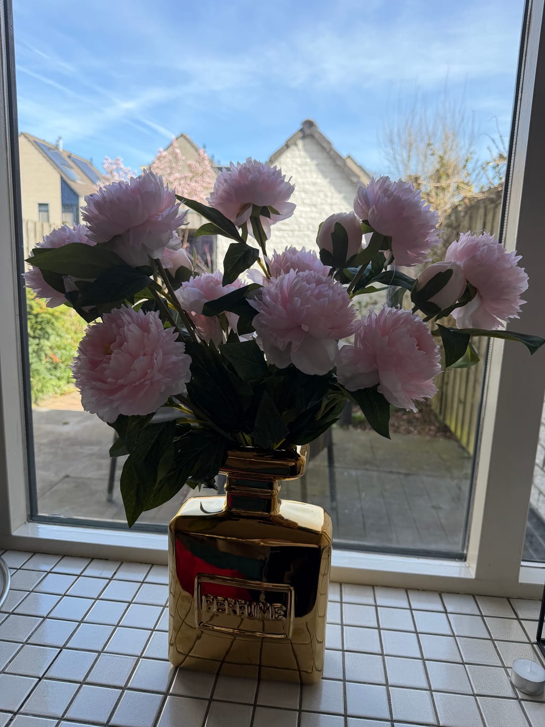 Customer photo review of Zijden Pioenrozen - Roze