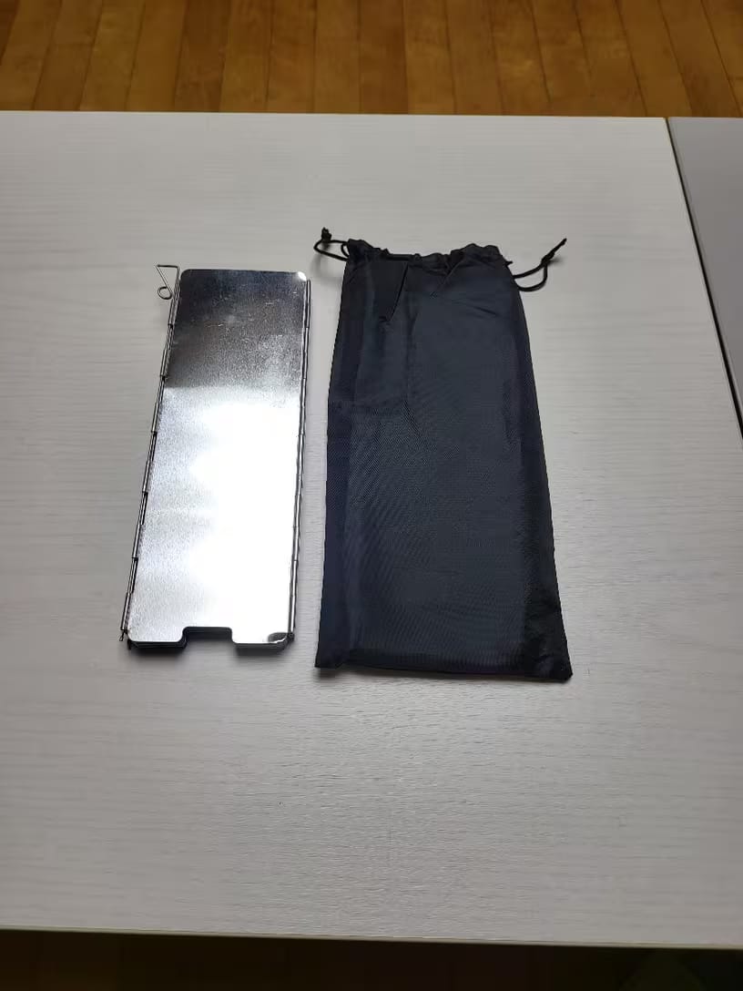 Customer photo review of Ultraleichter 9-Platten Faltbarer Campingkocher-Windschutz