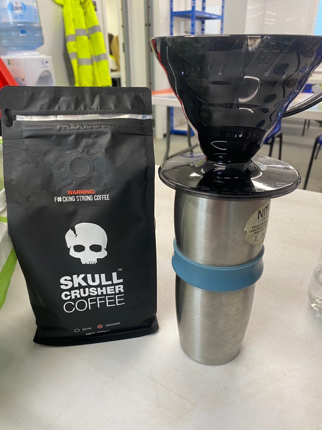 Customer photo review of Skull Crusher Coffee - Nootropic
