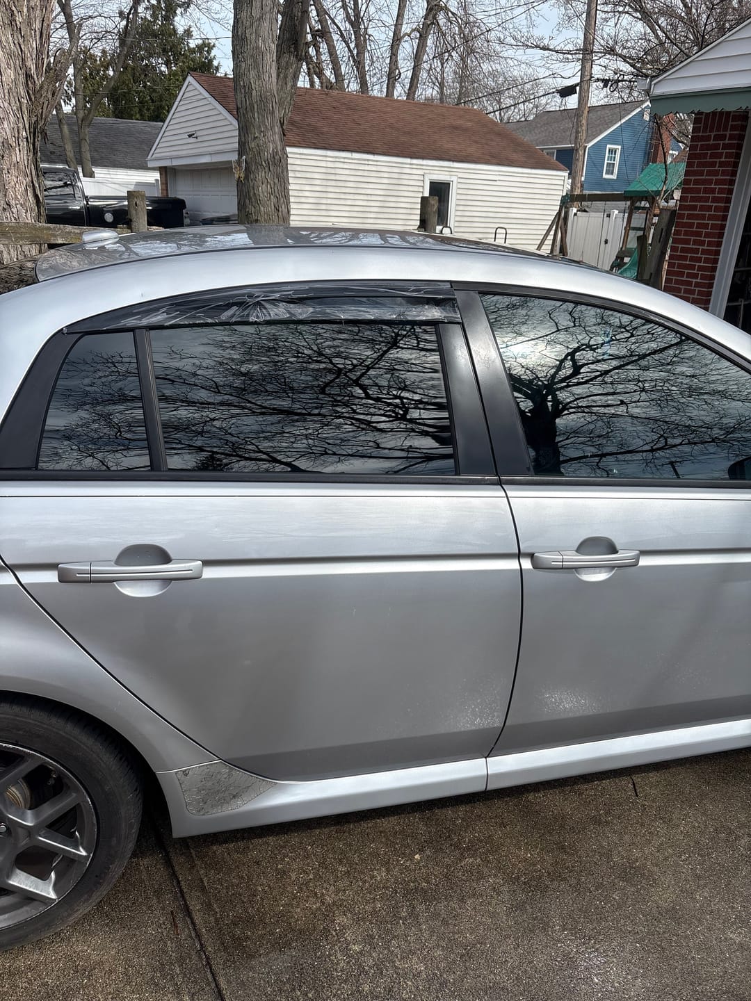 Customer photo review of 2004-08 Acura TL Window Visors Wind Deflectors Rain Guards