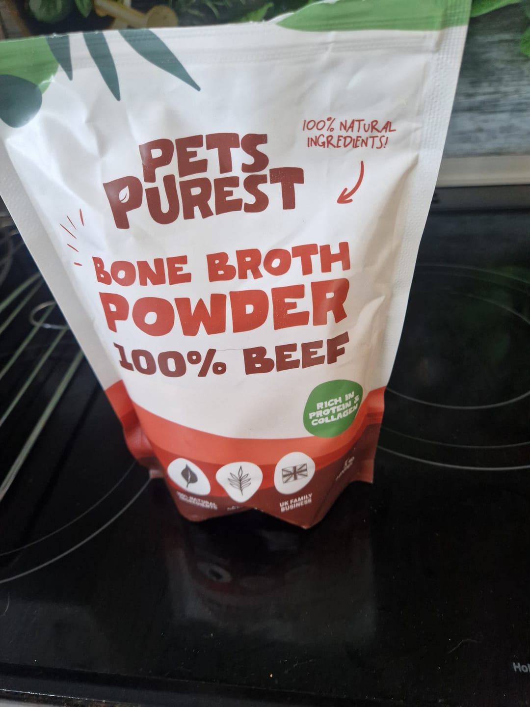 Customer photo review of Beef Bone Broth Powder for Dogs and Cats | 250g | 120 Servings