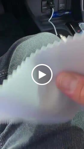 Customer video review of White Stretch Faux Leather