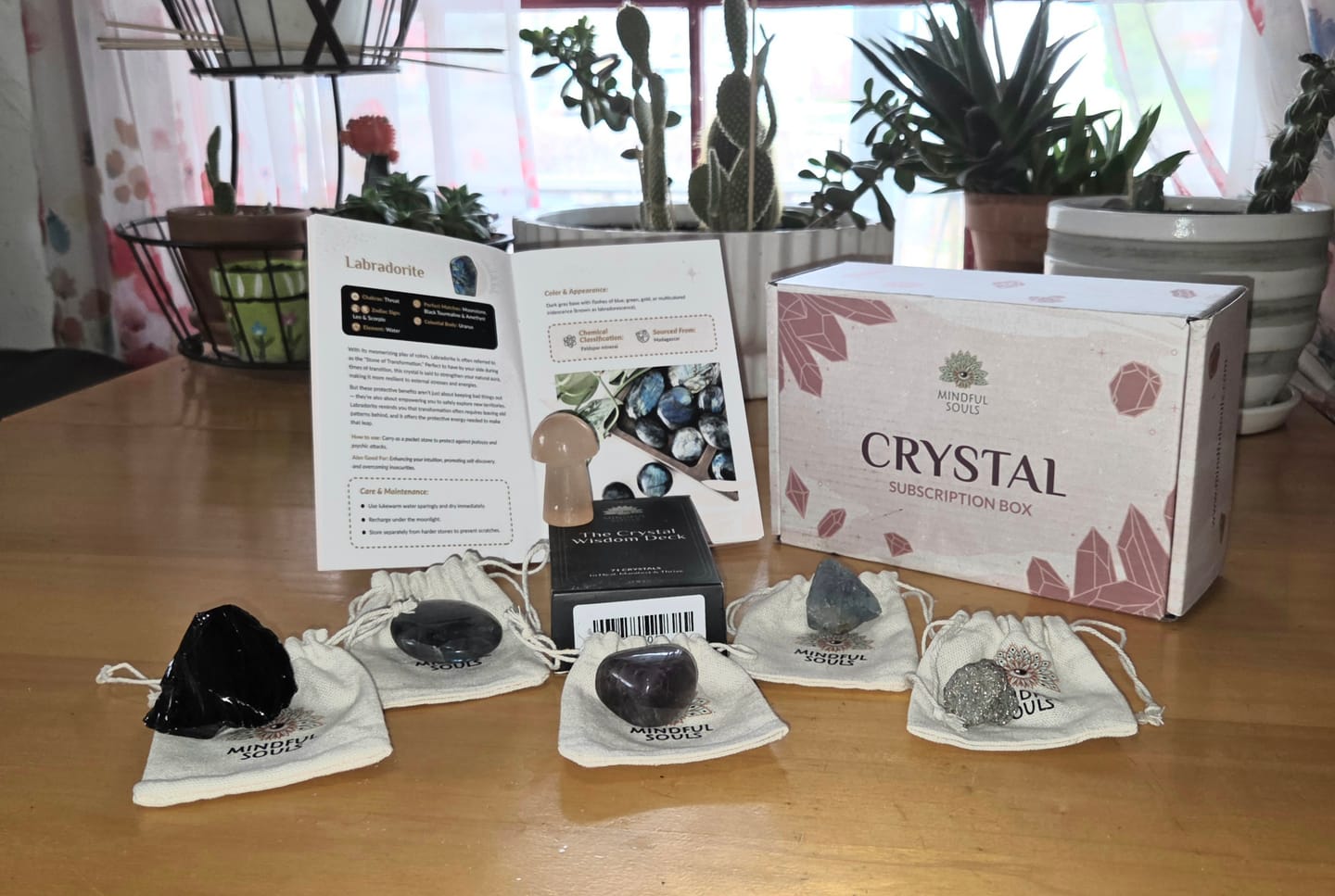 Customer photo review of Crystal Subscription Box