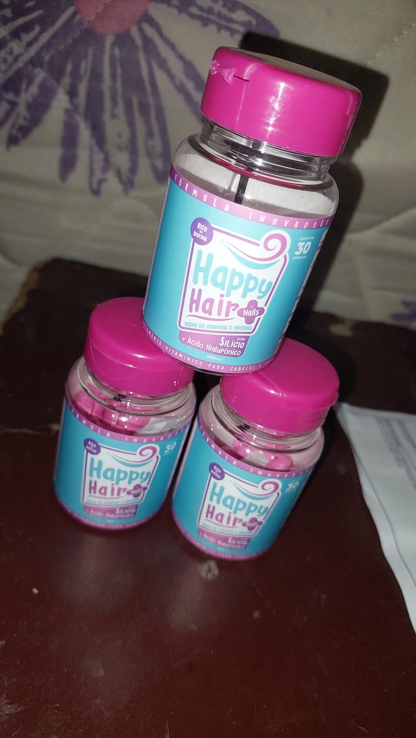 Customer photo review of Happy Hair 3 Potes Black Friday