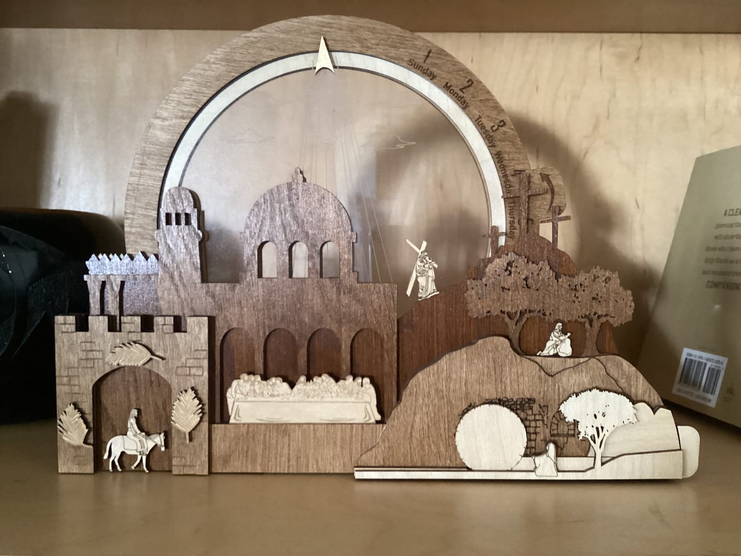 Customer photo review of Easter Creche Countdown | Light-Up + Music Display