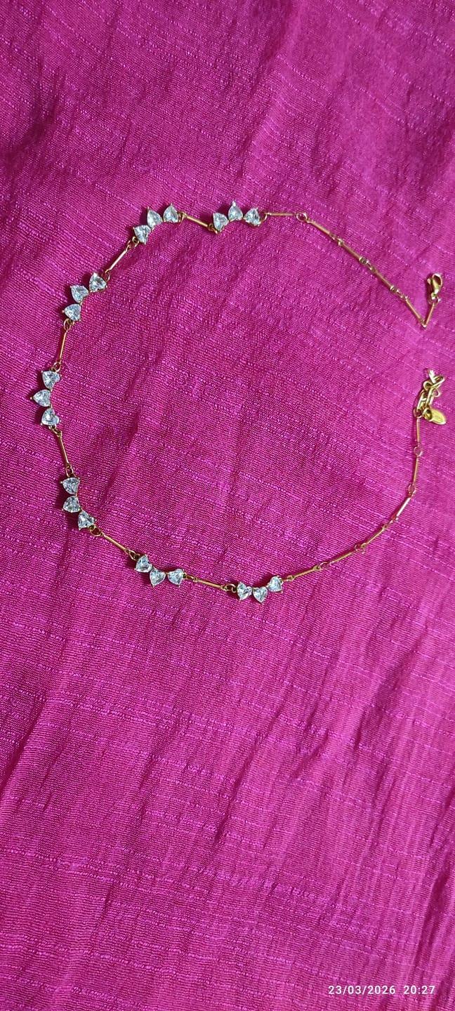 Customer photo review of Floral Vine Necklace