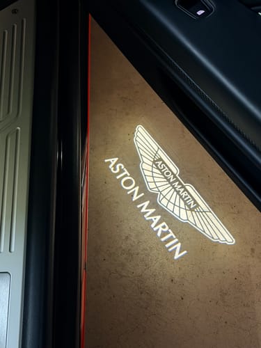 Customer photo review of Aston Martin DB11 Dynamic Dual Lens Premium Door Puddle Lights Multiple Designs 2016–2023