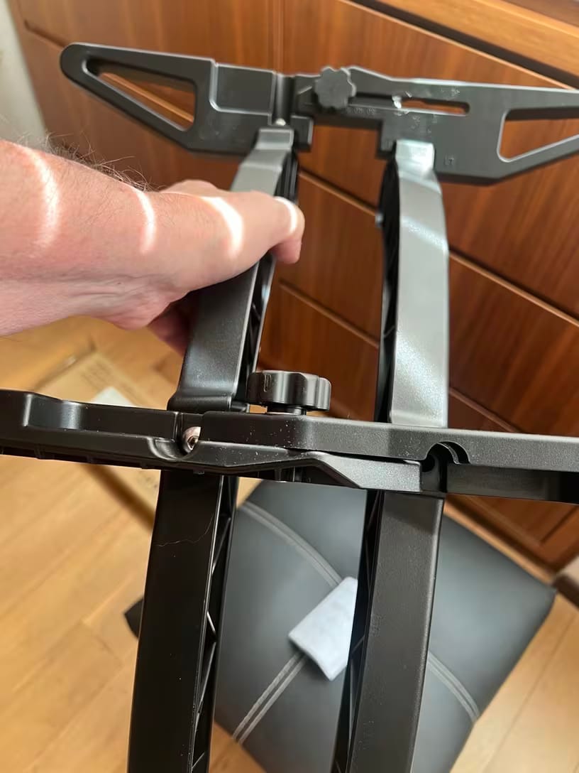 Customer photo review of Verstellbarer, tragbarer Fahrradständer & Aufbewahrungsständer