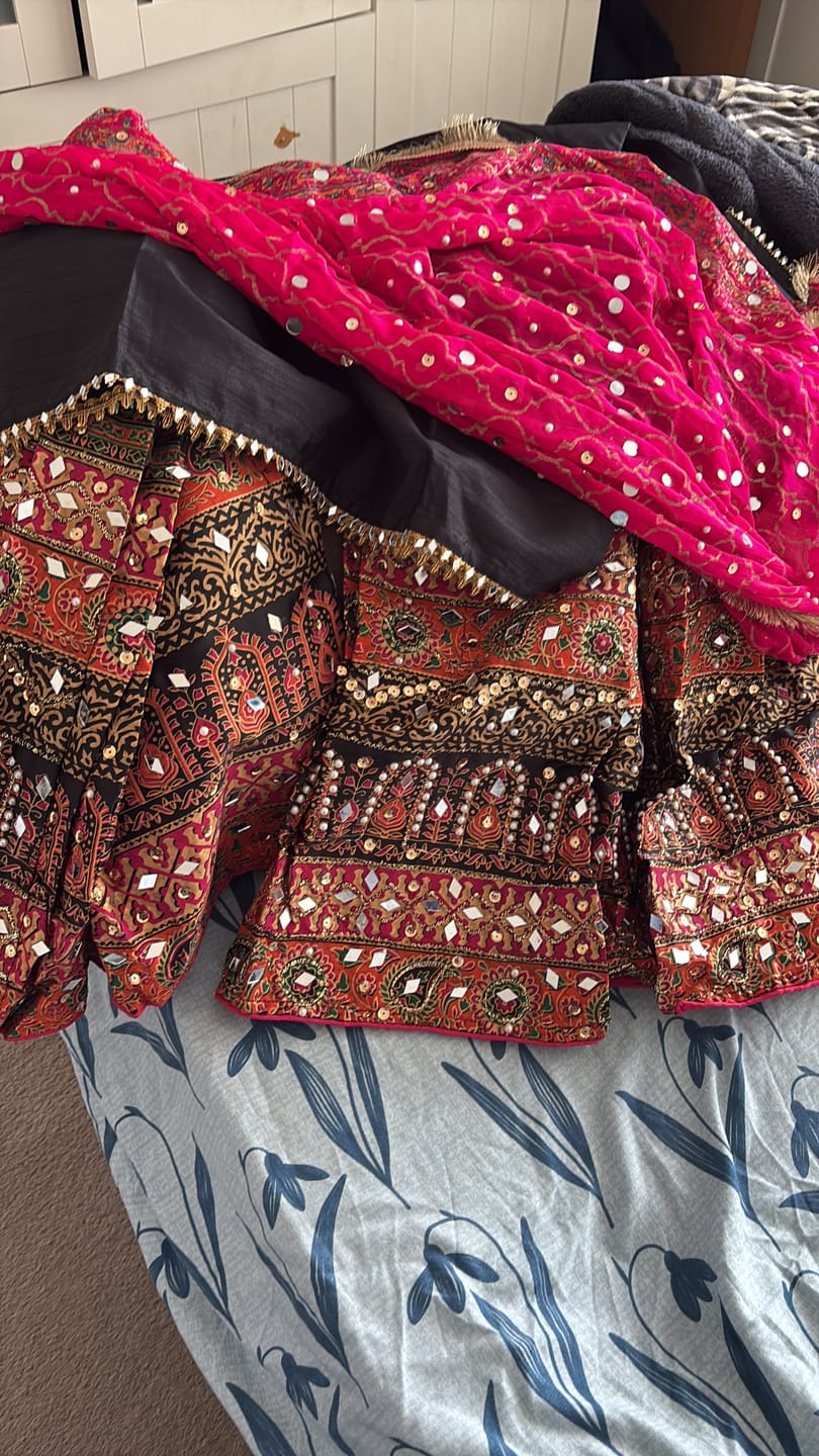 Customer photo review of SRB9961 - SABA - Sehrish.B Designer Mendhi Suit
