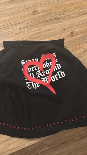 Customer photo review of SKZ World Tour Dominate: celebrATE BANG CHAN Denim Jacket