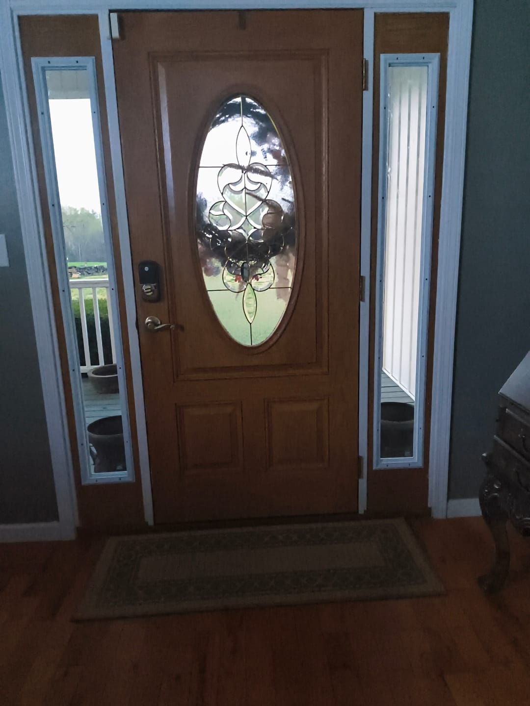 Customer photo review of Clear 1 Lite Glass and Frame Kit (Full Sidelite)
