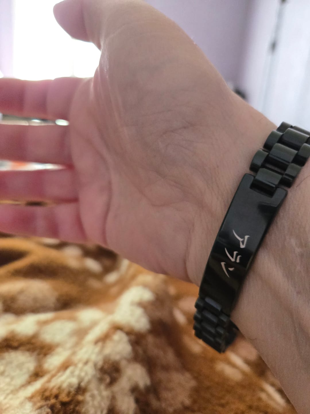 Customer photo review of Bracelet Japonais Personnalisé Homme
