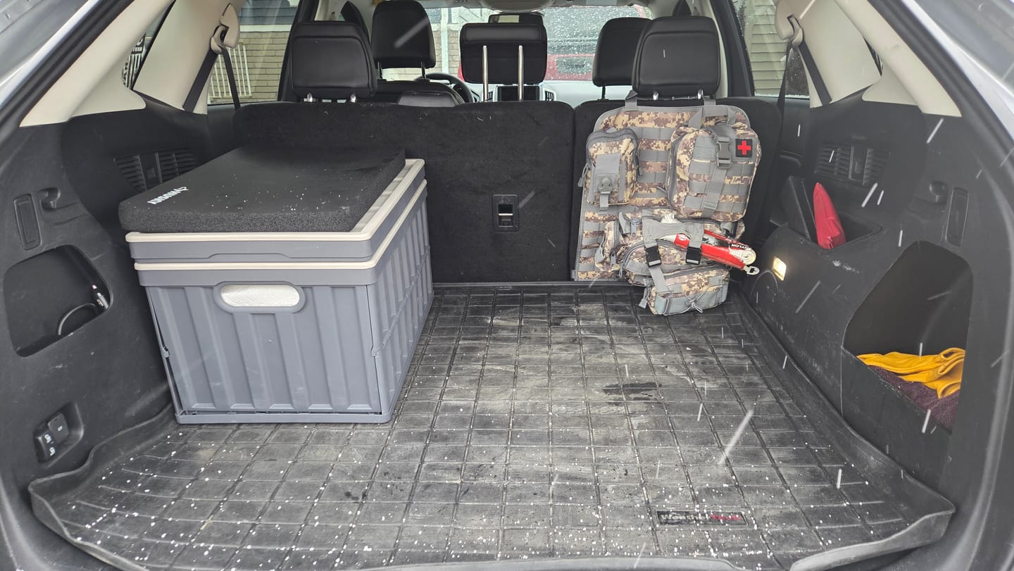 Customer photo review of Tactical MOLLE Seat Organizer Full Set