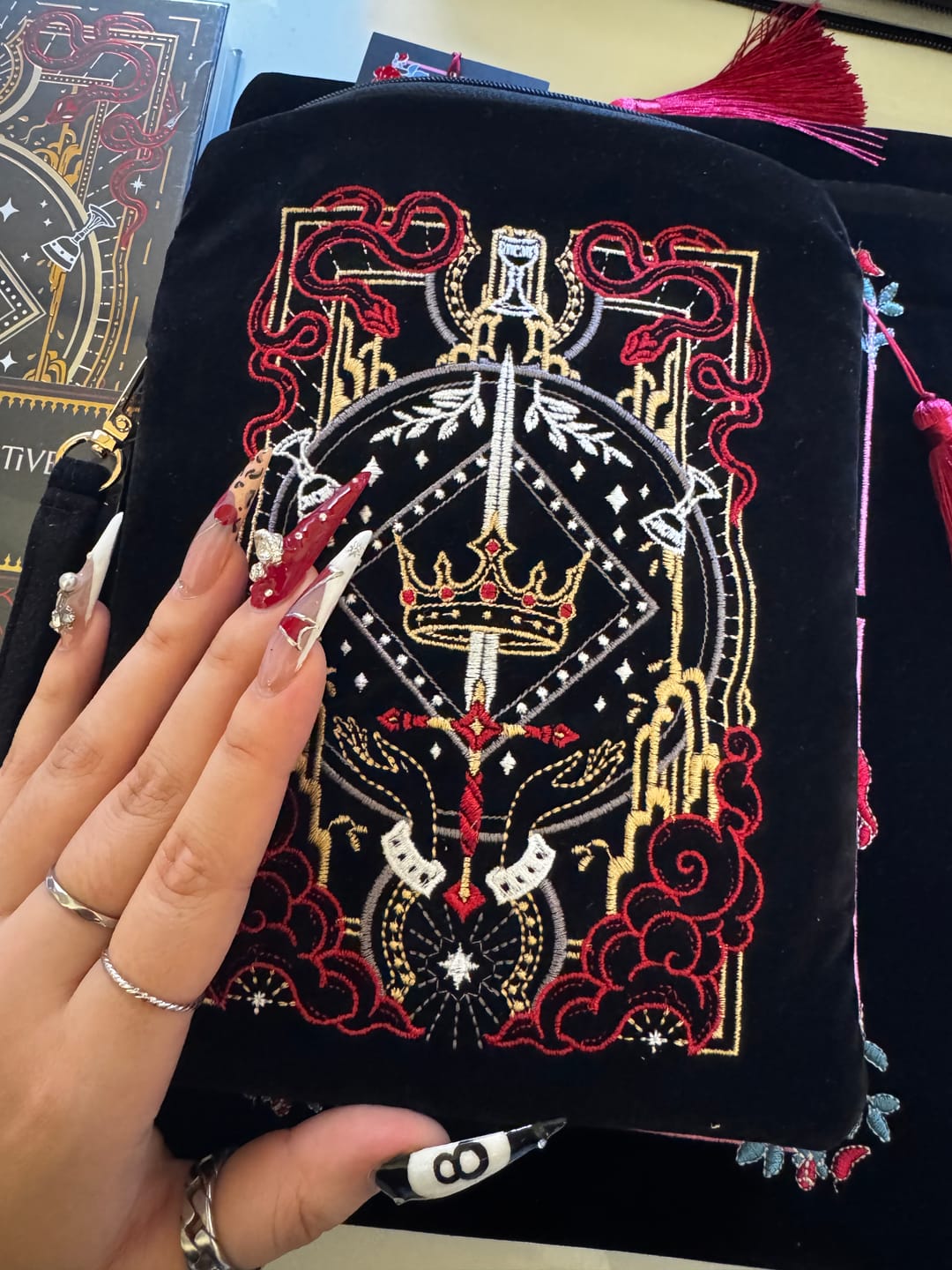 Customer photo review of Serpents & Swords eReader Sleeve - Black