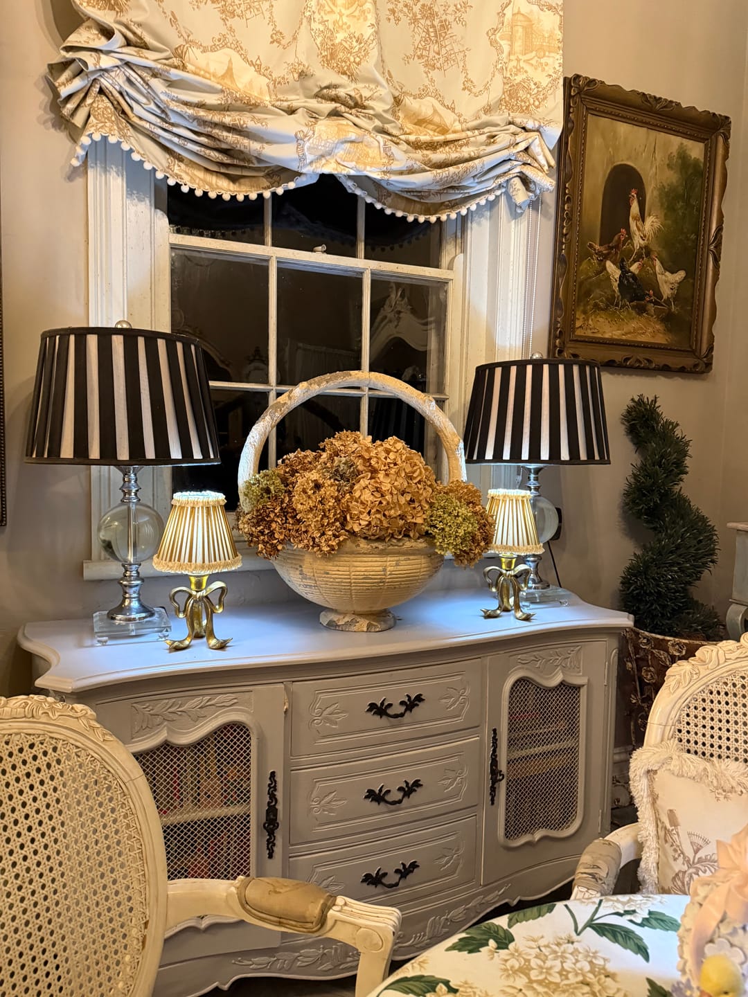 Customer photo review of Audrey Camel and Cream Lamp Shade & Beau Base - Table Lamp