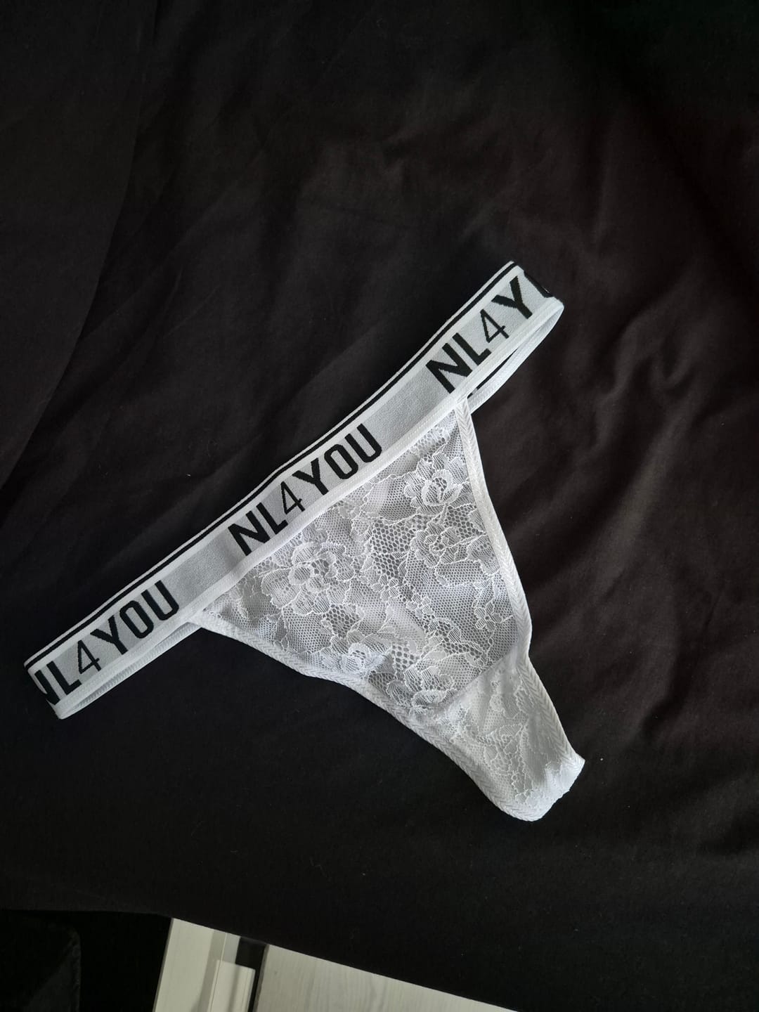 Customer photo review of White Lace - Дантелени прашки / бикини
