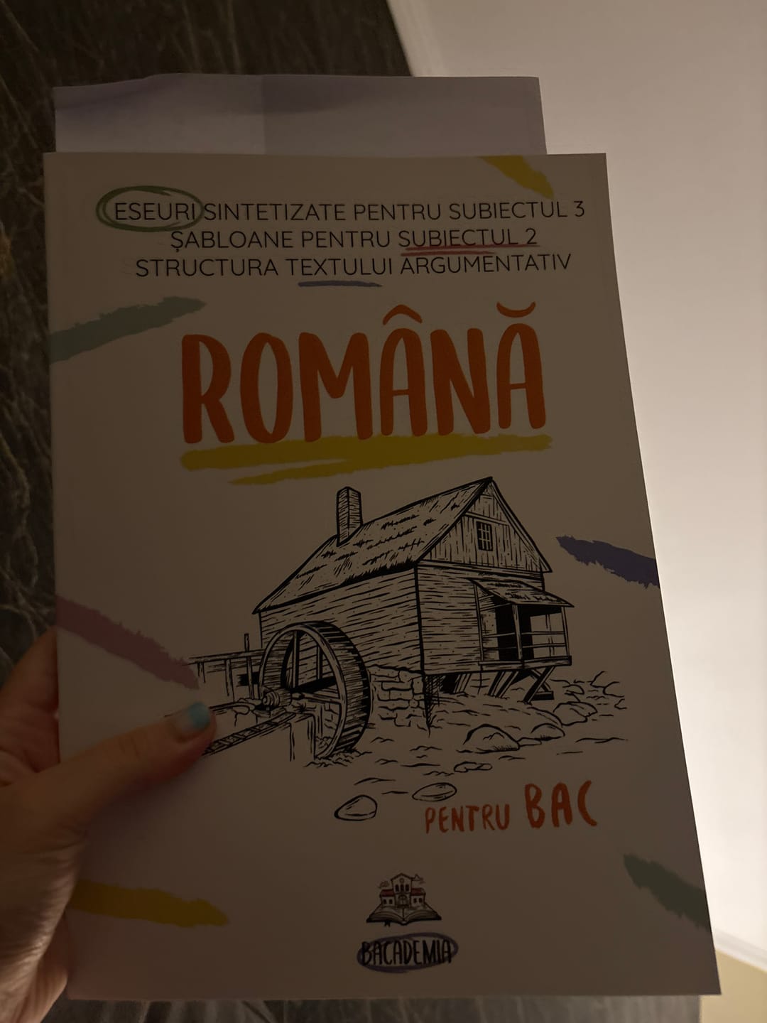 Customer photo review of Pachet Bacalaureat (Română + Istorie + Geografie) Bacademia
