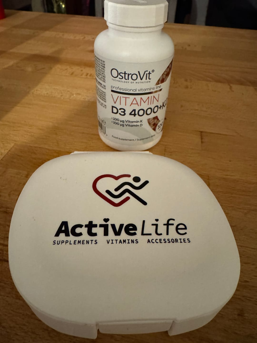 Customer photo review of Vitamine D3 4000 IU + K2 100Cp.