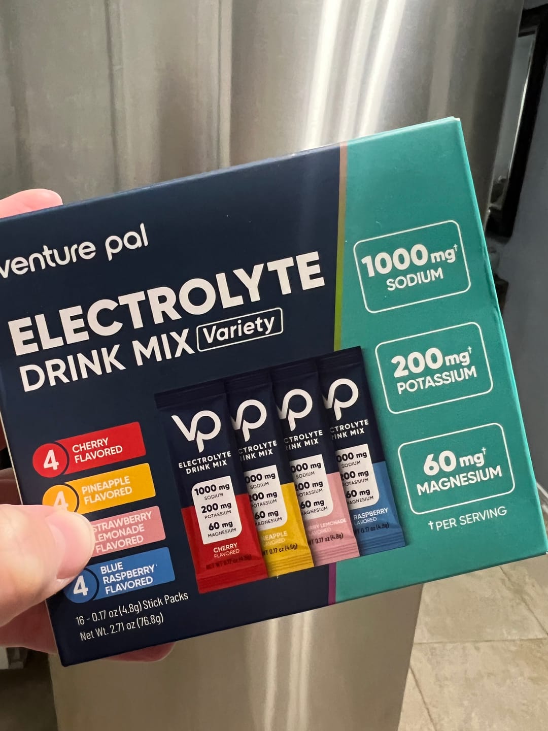 Customer photo review of High Sodium Sugar-Free Electrolyte Powder Packets