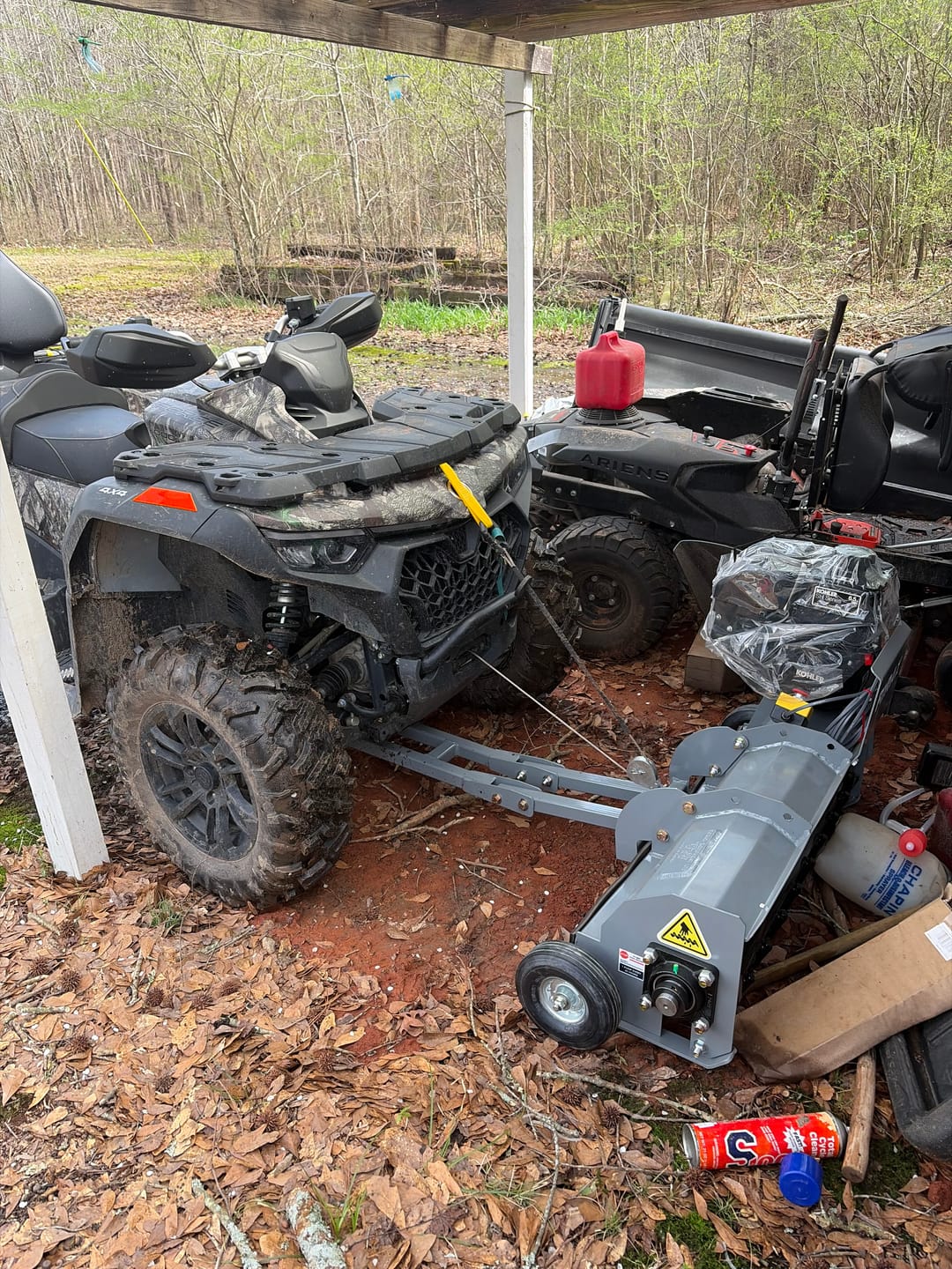 Customer photo review of Forax Gas Powered Mulchers | Model GP36 & GP40 | 36"-40" Cutting Width | 7-14HP Motors | For ATVs & UTVs