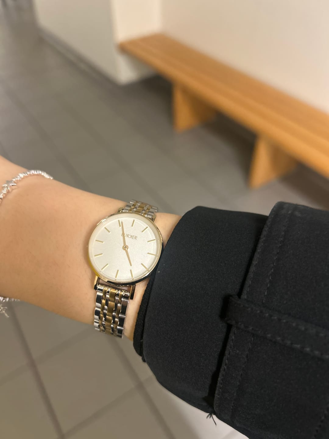 Customer photo review of Ruby Petite Gold Silver
