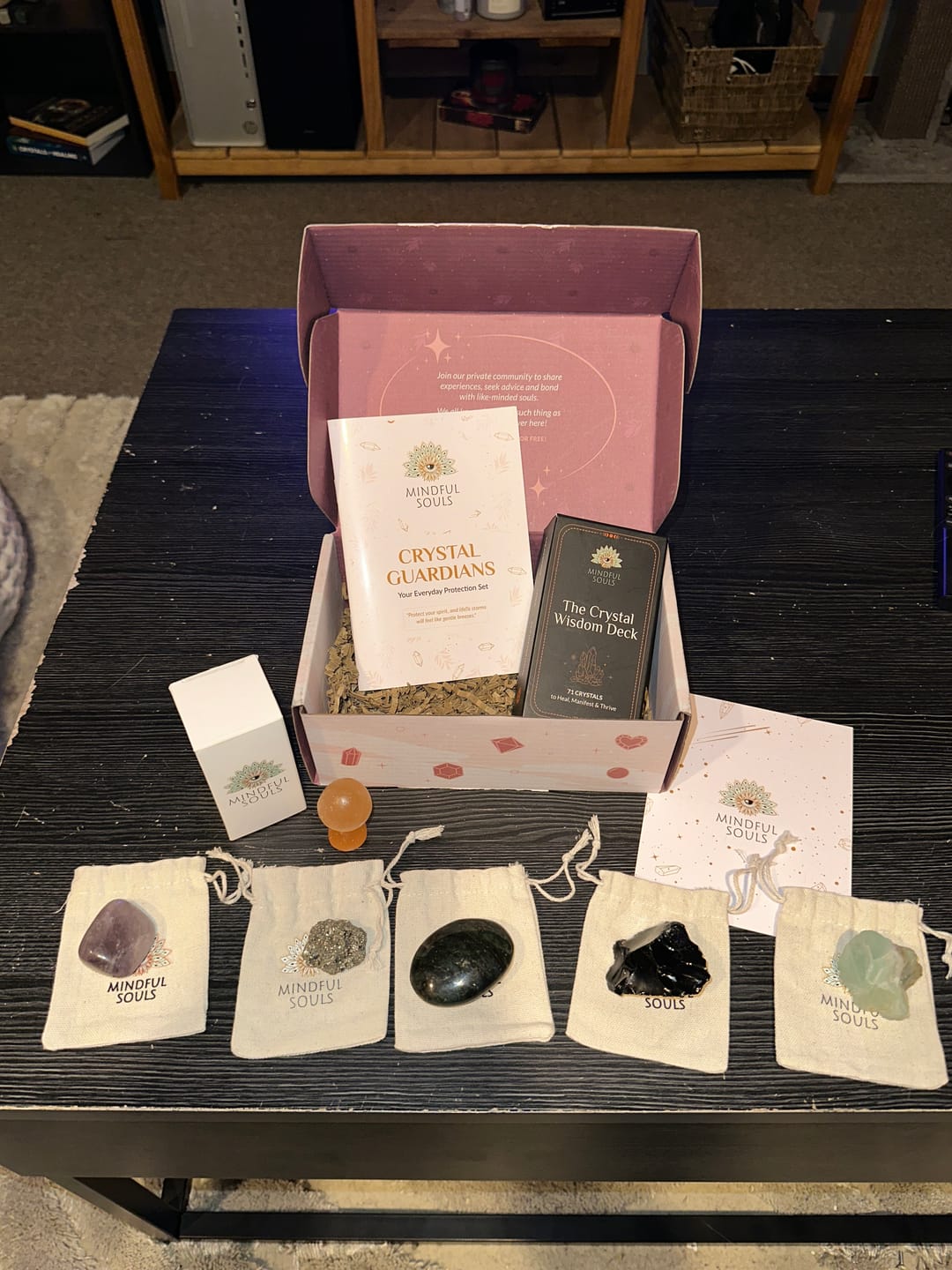 Customer photo review of Crystal Subscription Box