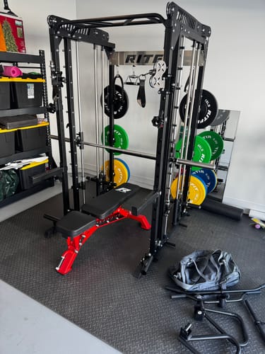 Customer photo review of RitFit M1 PRO Smith Machine Home Gym Package Comprehensive All-In-One Workout System