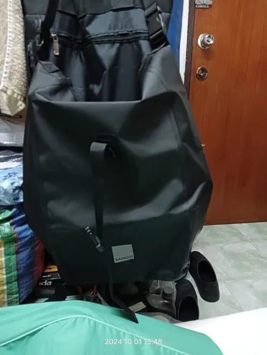Customer photo review of 10L Wasserdichte Fahrrad-Gepäckträgertasche & Packtasche