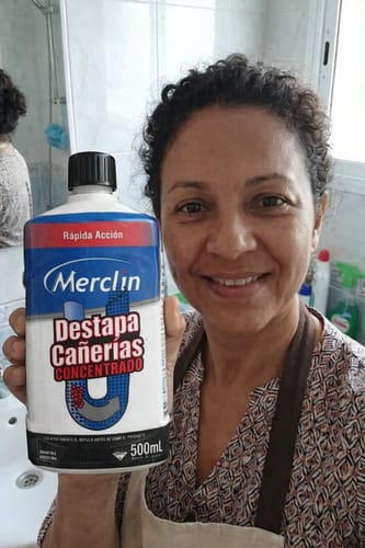 Customer photo review of Promo 2X1 - Destapacaños Merclin + Rejillas Autoadhesivas