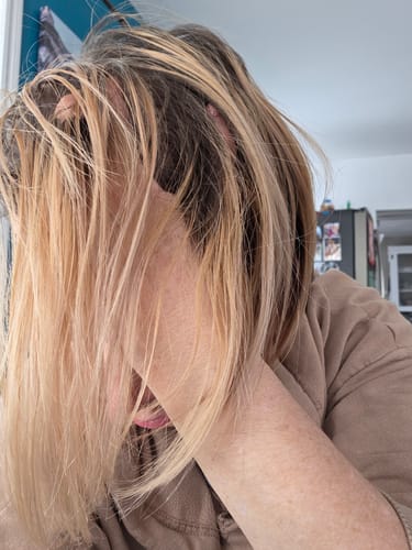 Customer photo review of Pre-Wash Fortifying Rosemary Oil for Scalp