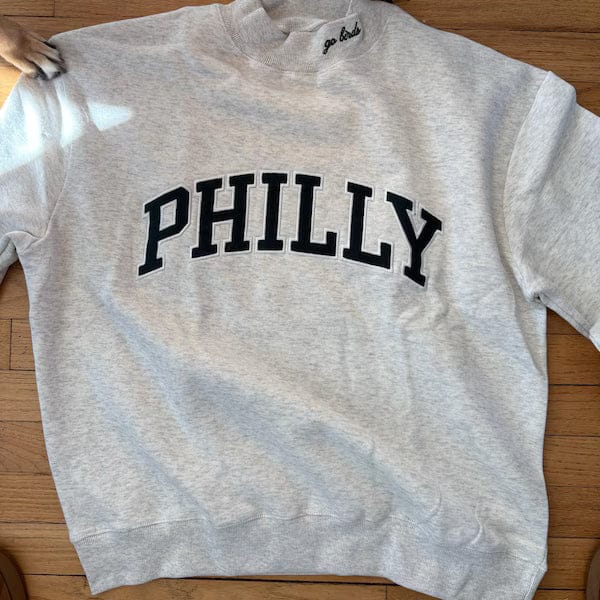 Customer photo review of Custom Mockneck Embroidered Team Name Sweatshirt – Stand-up Collar
