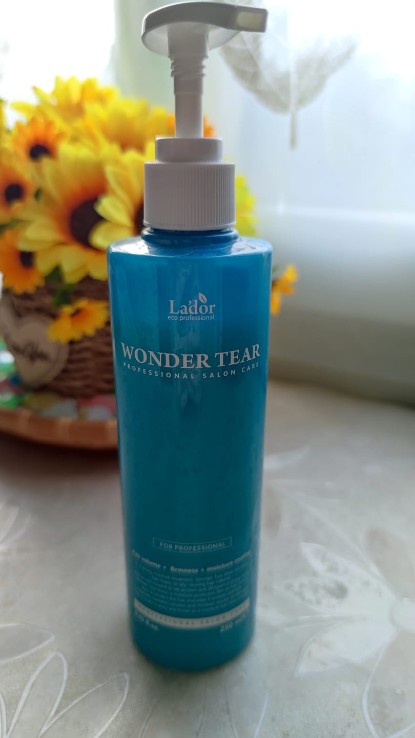 Customer photo review of Līdzeklis matu apjomam un nogludināšanai Lador Wonder Tear