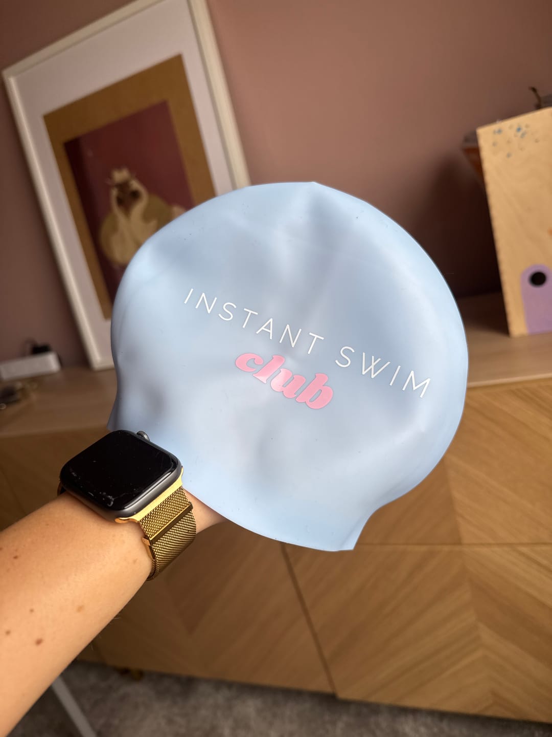 Customer photo review of Swim Club Cap