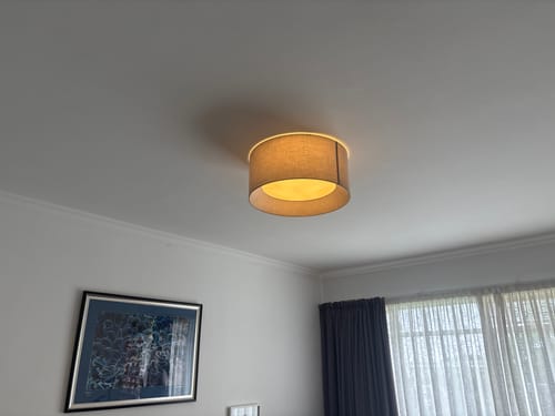 Customer photo review of Verona Ceiling Light - Black, White or Grey