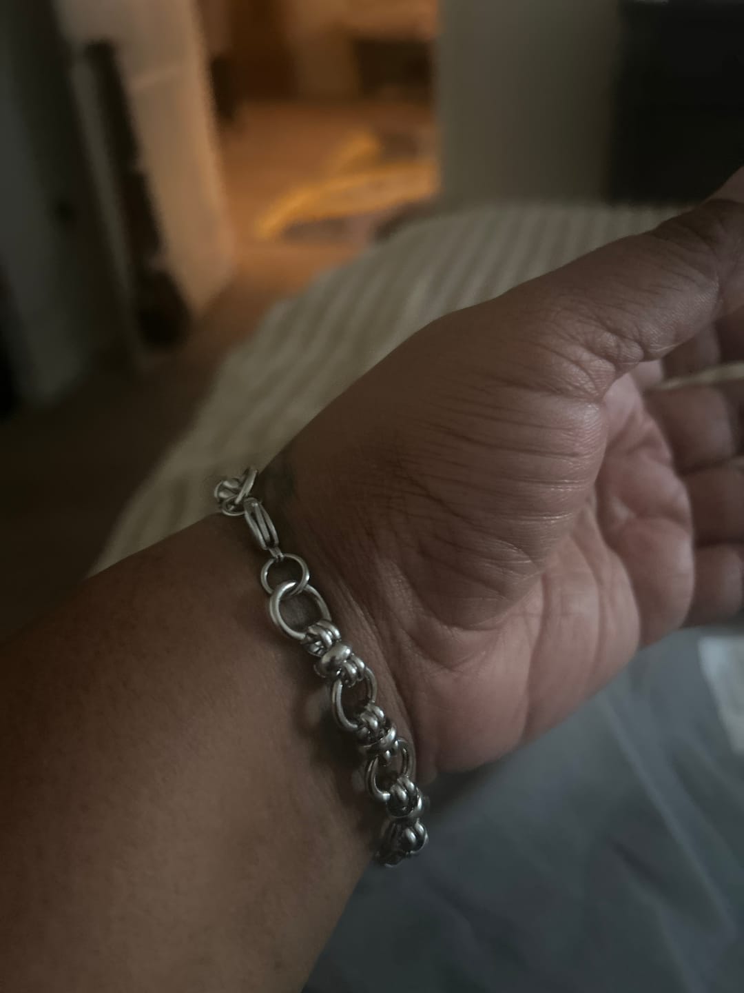 Customer photo review of Lisa Stainless Steel Bracelet
