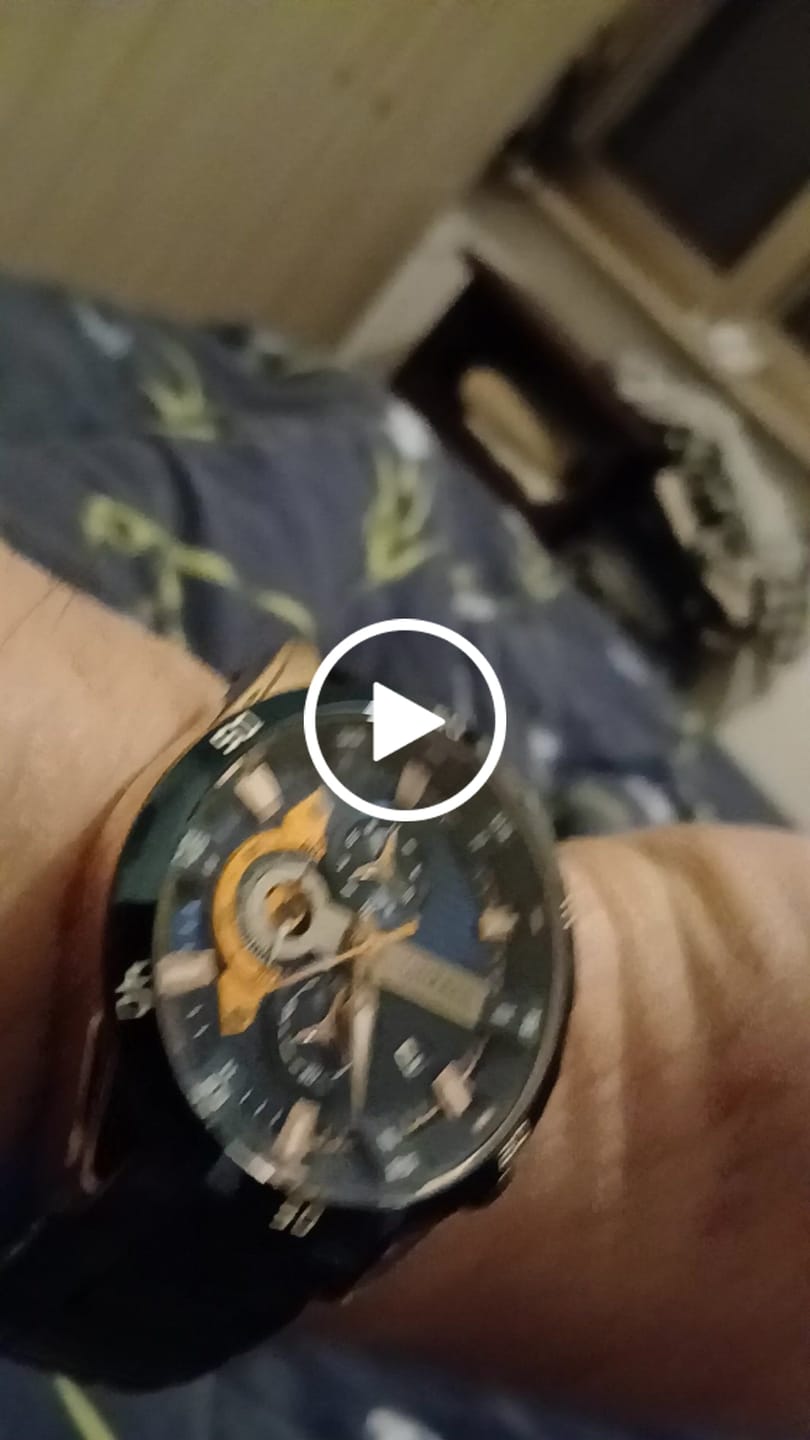 Customer video review of Curren Madrid® orologio uomo acciaio