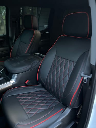 Customer photo review of Premium Custom-Fit Seat Covers