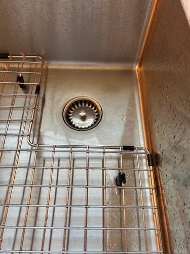 Customer photo review of Centerpiece™ Seamless Drain & Disposal Kit