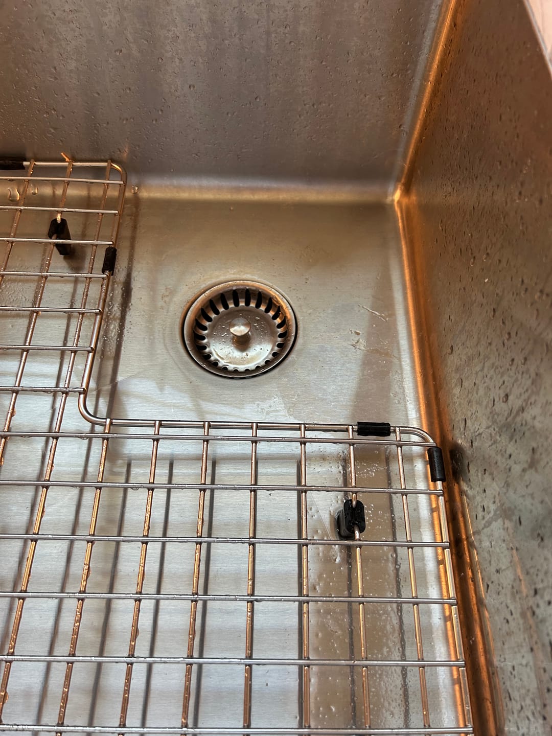 Customer photo review of Centerpiece™ Seamless Drain & Disposal Kit