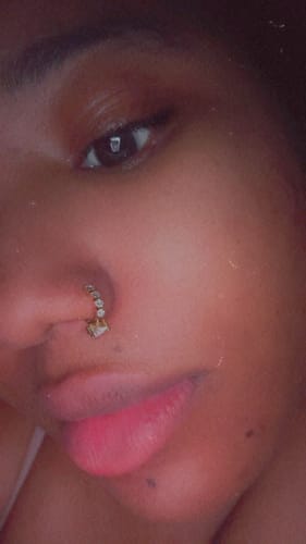 Customer photo review of Piercing Coeur