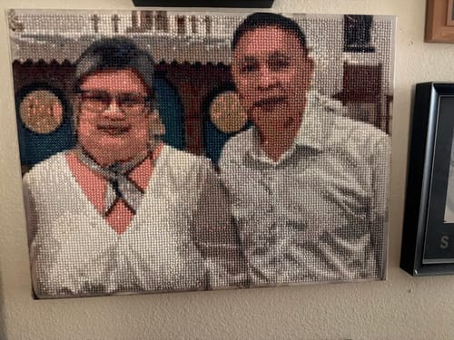 Customer photo review of Diamond Painting - Custom Photo