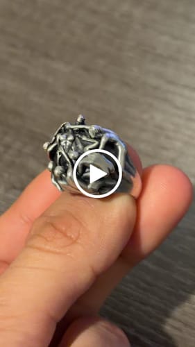 Customer video review of Writhing Figures Ring