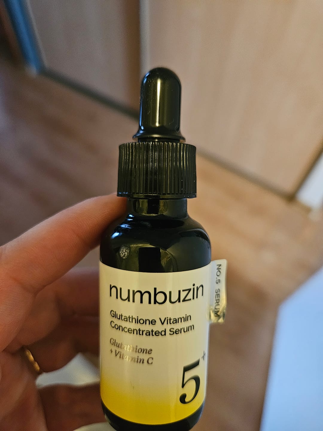 Customer photo review of Koncentrēts vitamīniem bagāts serums Numbuzin No.5 Vitamin Concentrated Serum
