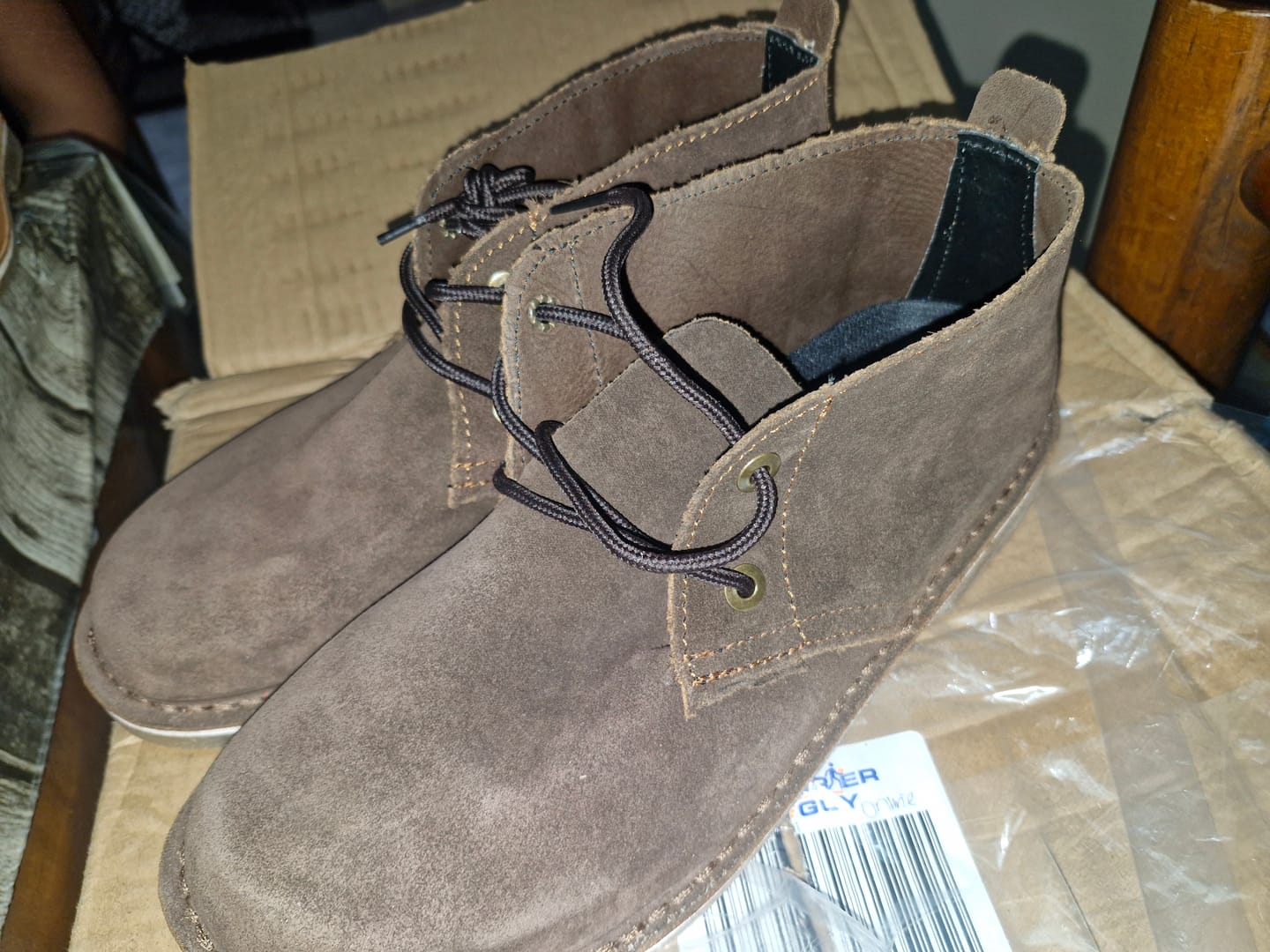 Customer photo review of Classic Vellies - Dark Brown