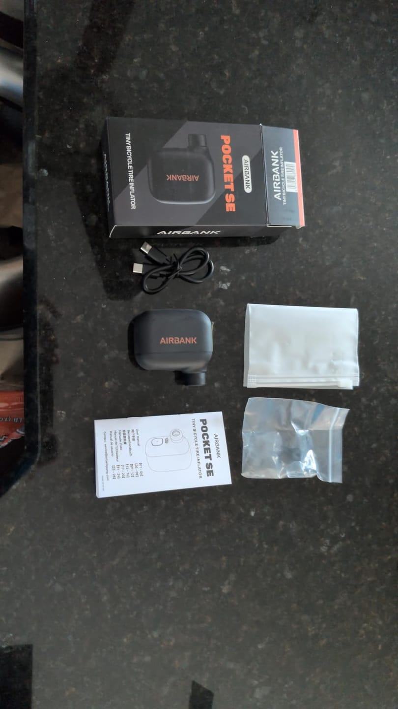Customer photo review of Mini Tragbare Wiederaufladbare Fahrradpumpe – 6,9 bar