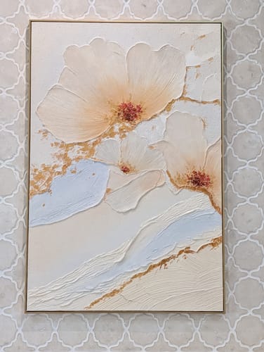Customer photo review of Plaster Art Texture Painting #SG479