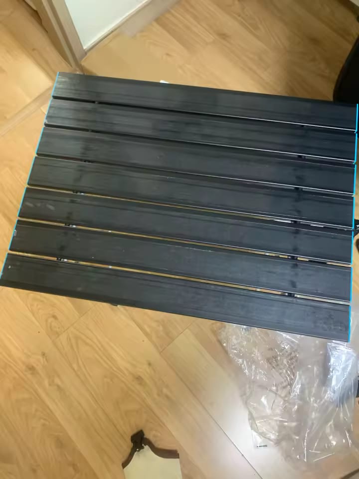 Customer photo review of Ultraleichter Aluminium-Klapptisch für Camping