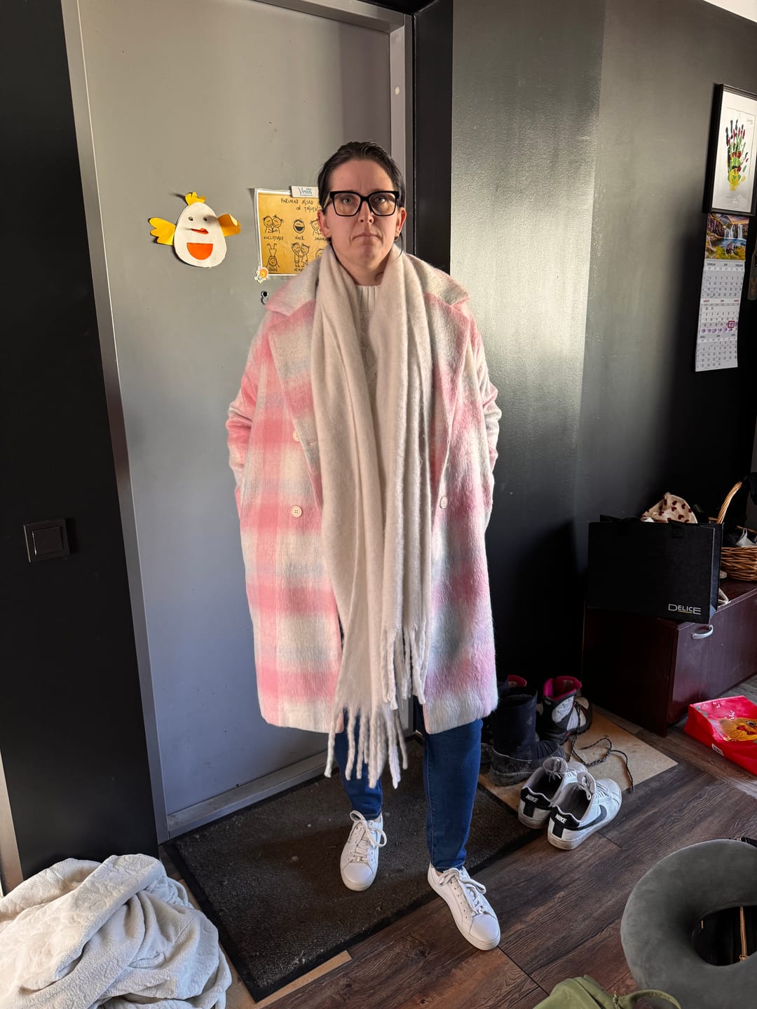 Customer photo review of Nordic Women's Oversized Trench Coat