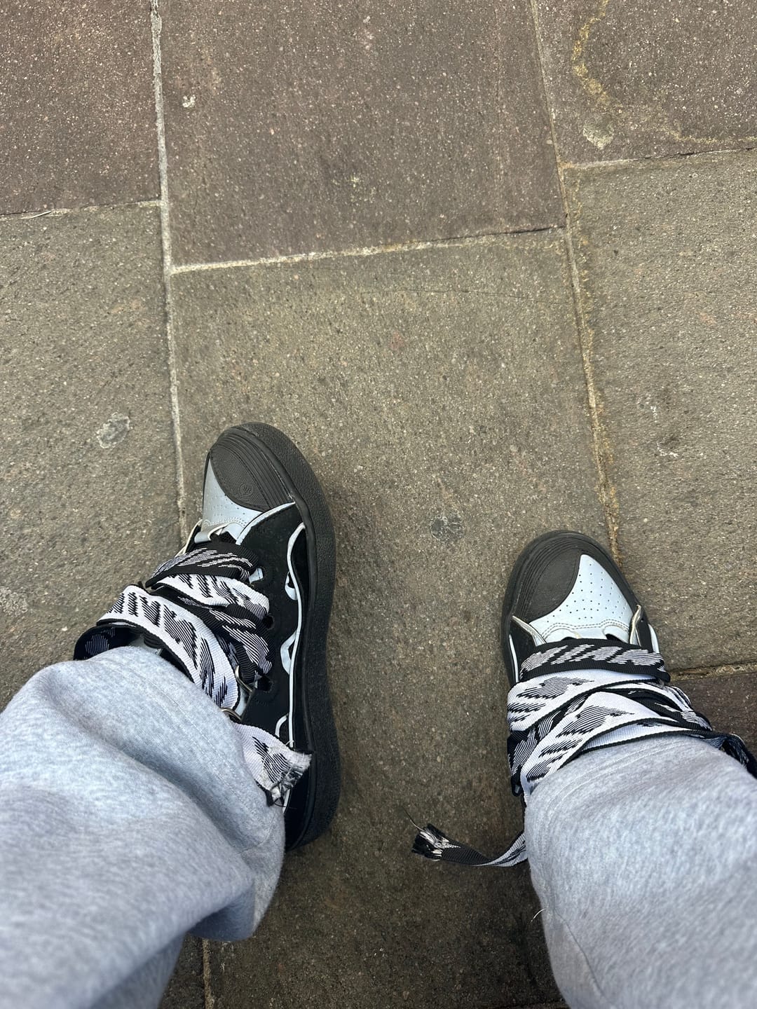 Customer photo review of Lanvin Curb black reflective